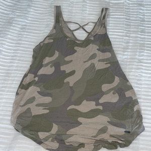 Camo Hollister tank top size XS